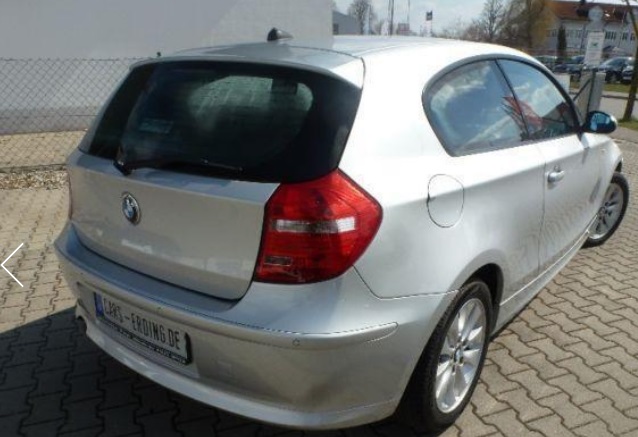 lhd car BMW 1 SERIES (01/02/2009) - 